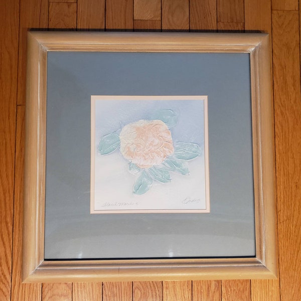 Vintage Vanguard Studios Painting Andres "Floral Moods II"