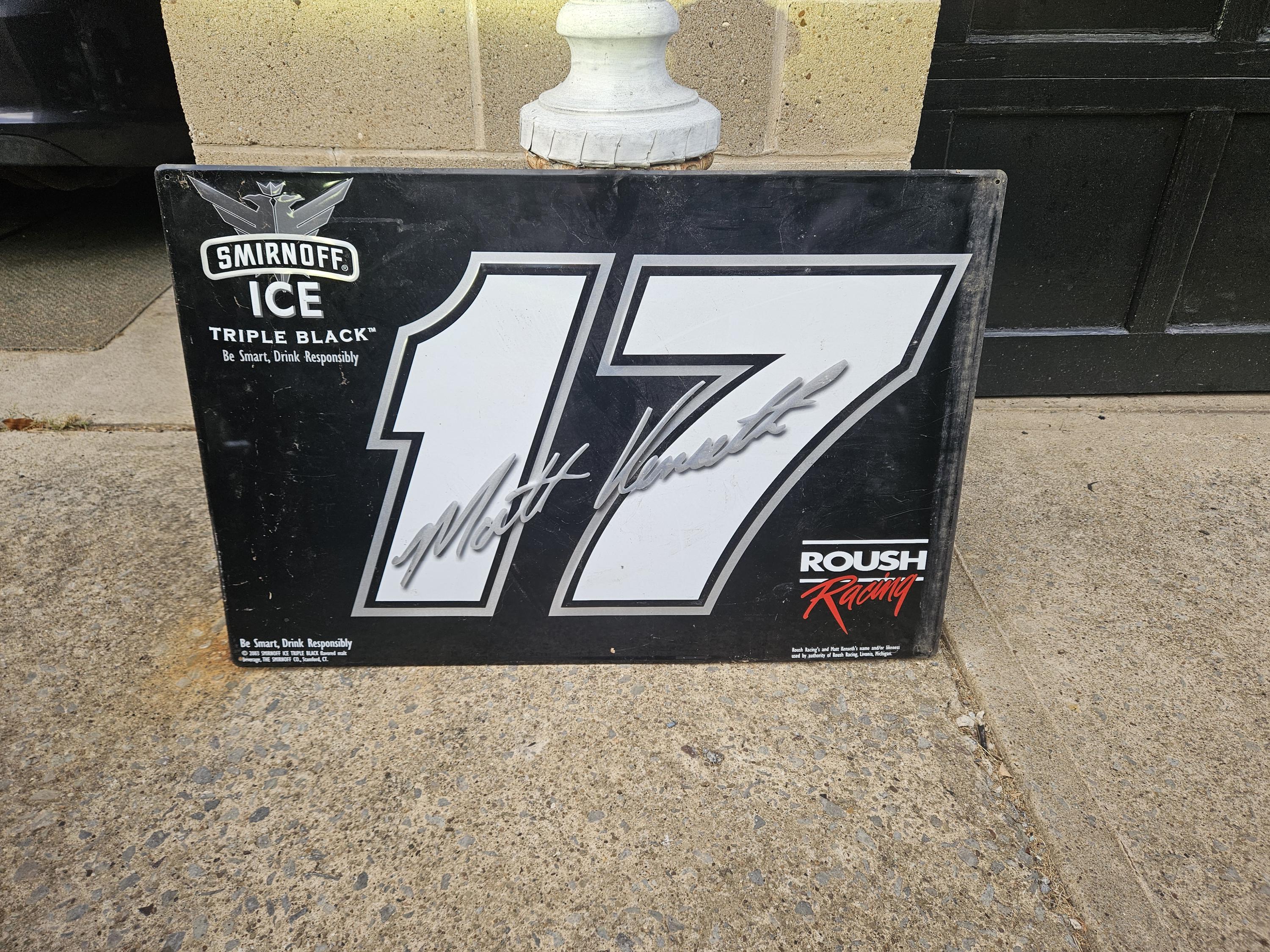 2003 Matt Kenseth #17 Roush Racing Smirnoff Ice Triple Black