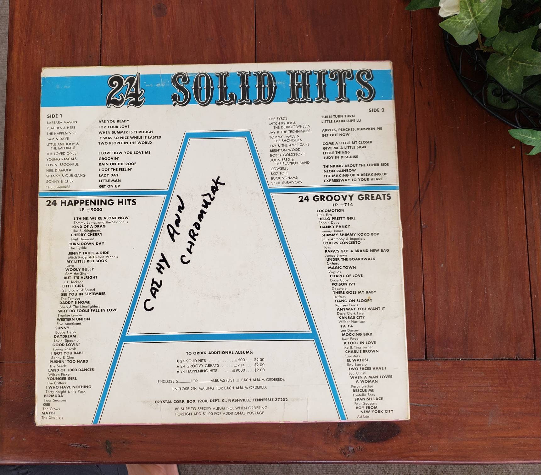 24 Solid Hits Columbia Records Crystal Corp LP #500 Vintage Vinyl - Etsy