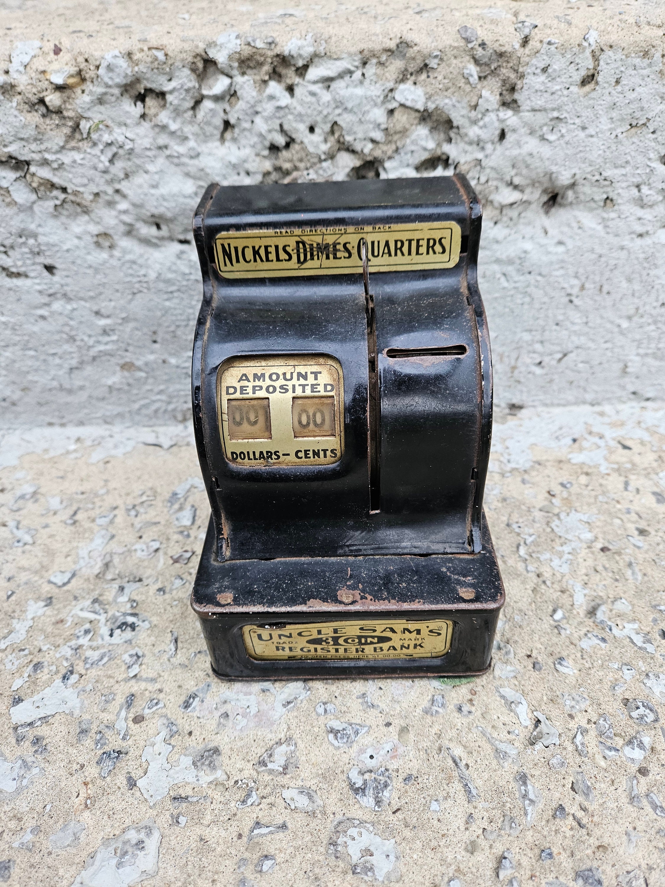Uncle Sam's 3 Coin Register Bank Vintage Novelty Bank USA - Etsy