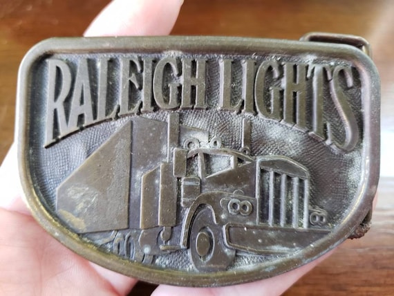 Vintage Raleigh Lights Belt Buckle 