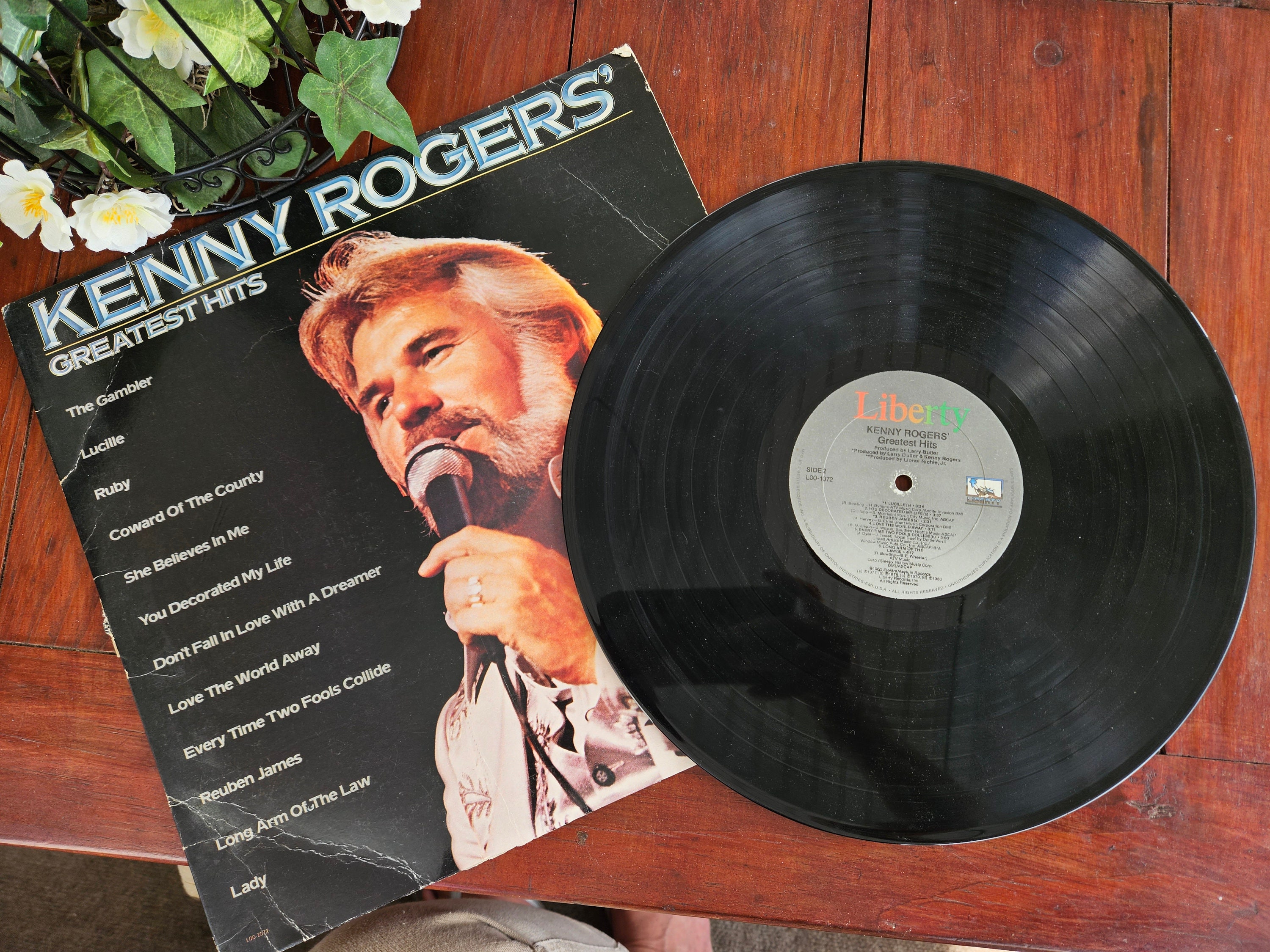 Kenny Rogers Greatest Hits 1980 Vintage Vinyl Record Album Etsy Kenny rogers greatest hits 1980 vintage vinyl record album etsy