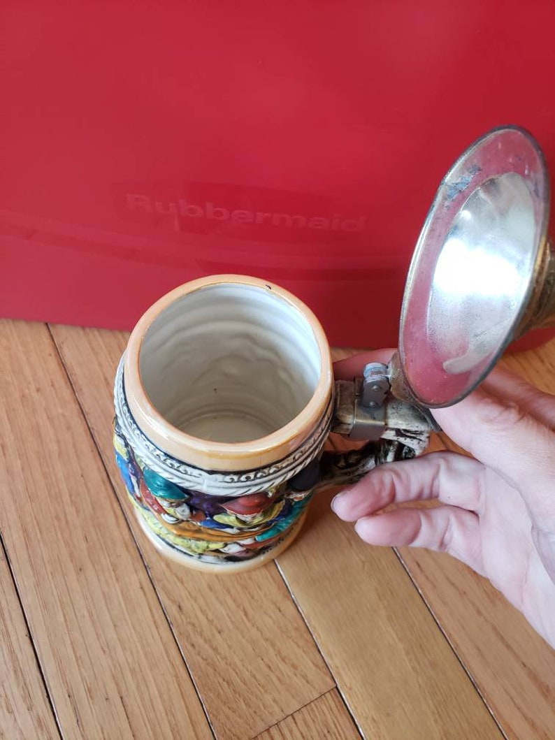 1960s German Style Ceramic Beer Stein Mug Royal Sealy Pub Etsy