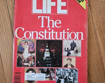 Rivista Life The Constitution autunno 1987 numero speciale Vintage