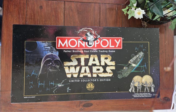 Monopoly 1996 Star Wars Monopoly Limited Collector's 20th