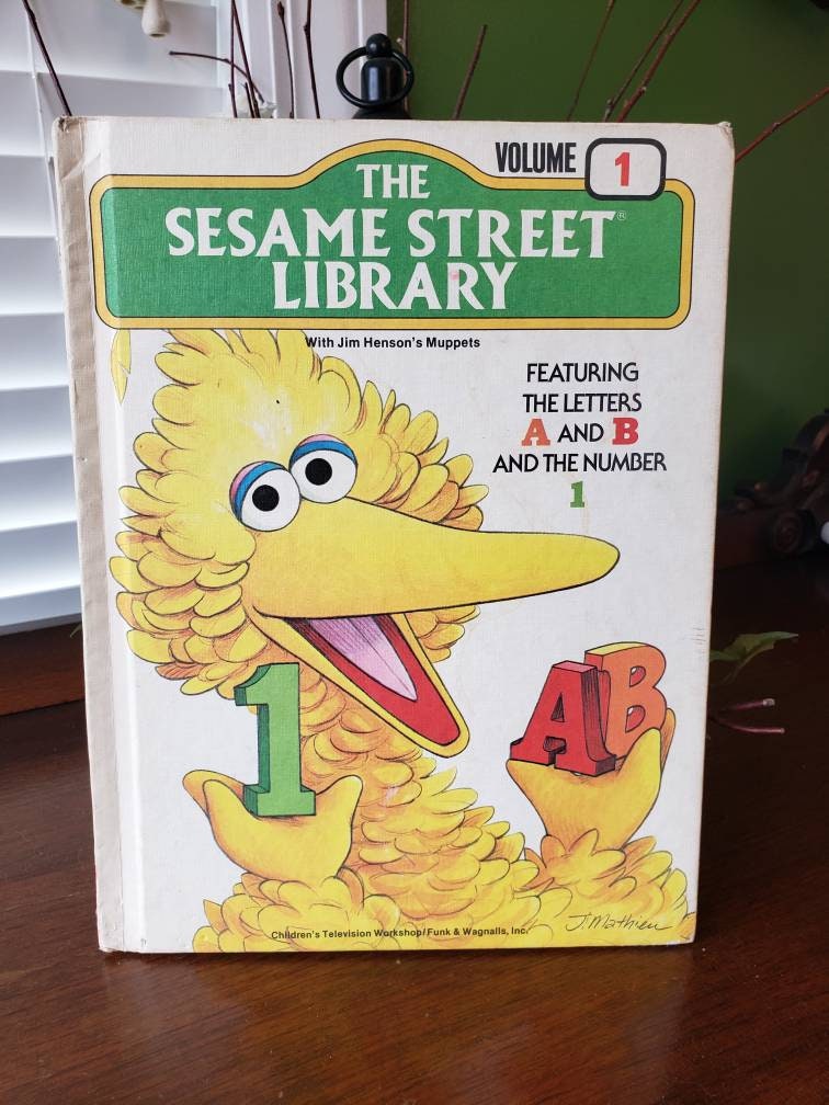 1970s the Sesame Street Library Volume 1 Hardcover Book - Etsy