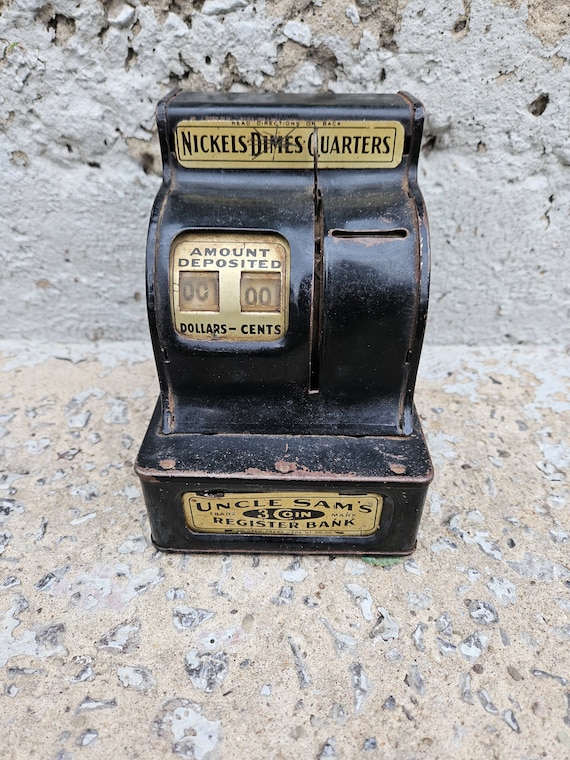 Uncle Sam's 3 Coin Register Bank Vintage Novelty Bank USA - Etsy