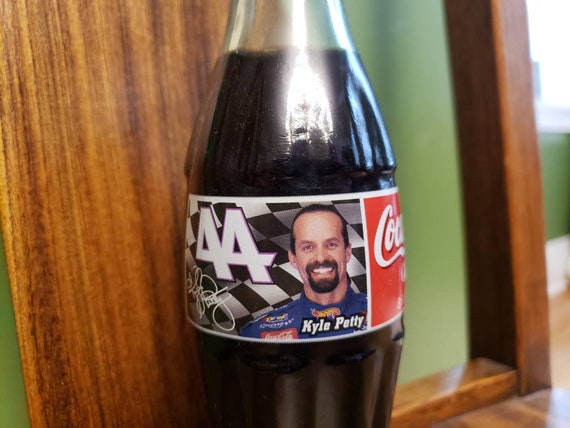 Nascar Kyle Petty #44 Coca Cola 8 oz Collectible Bottle 1998