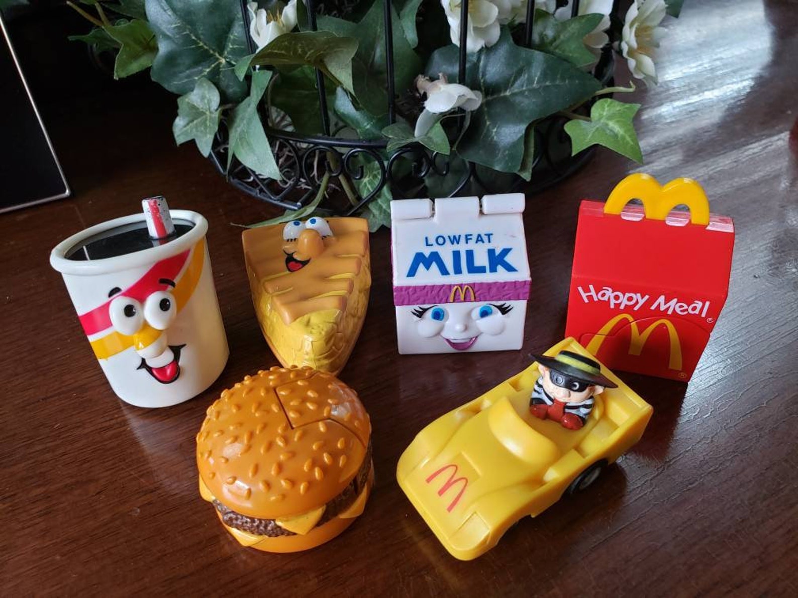 Vintage 1980s and 90s McDonald's Happy Meal Toys Food Etsy