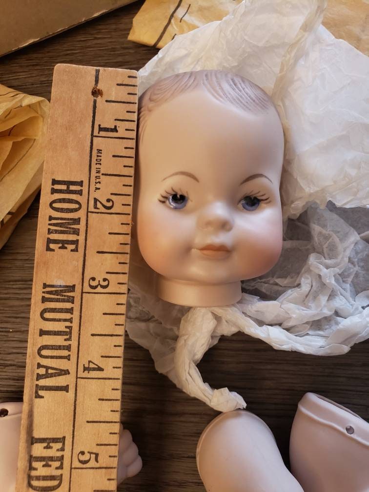 Vintage Porcelain Doll Parts 1970s and Mccall Sewing Patterns Etsy