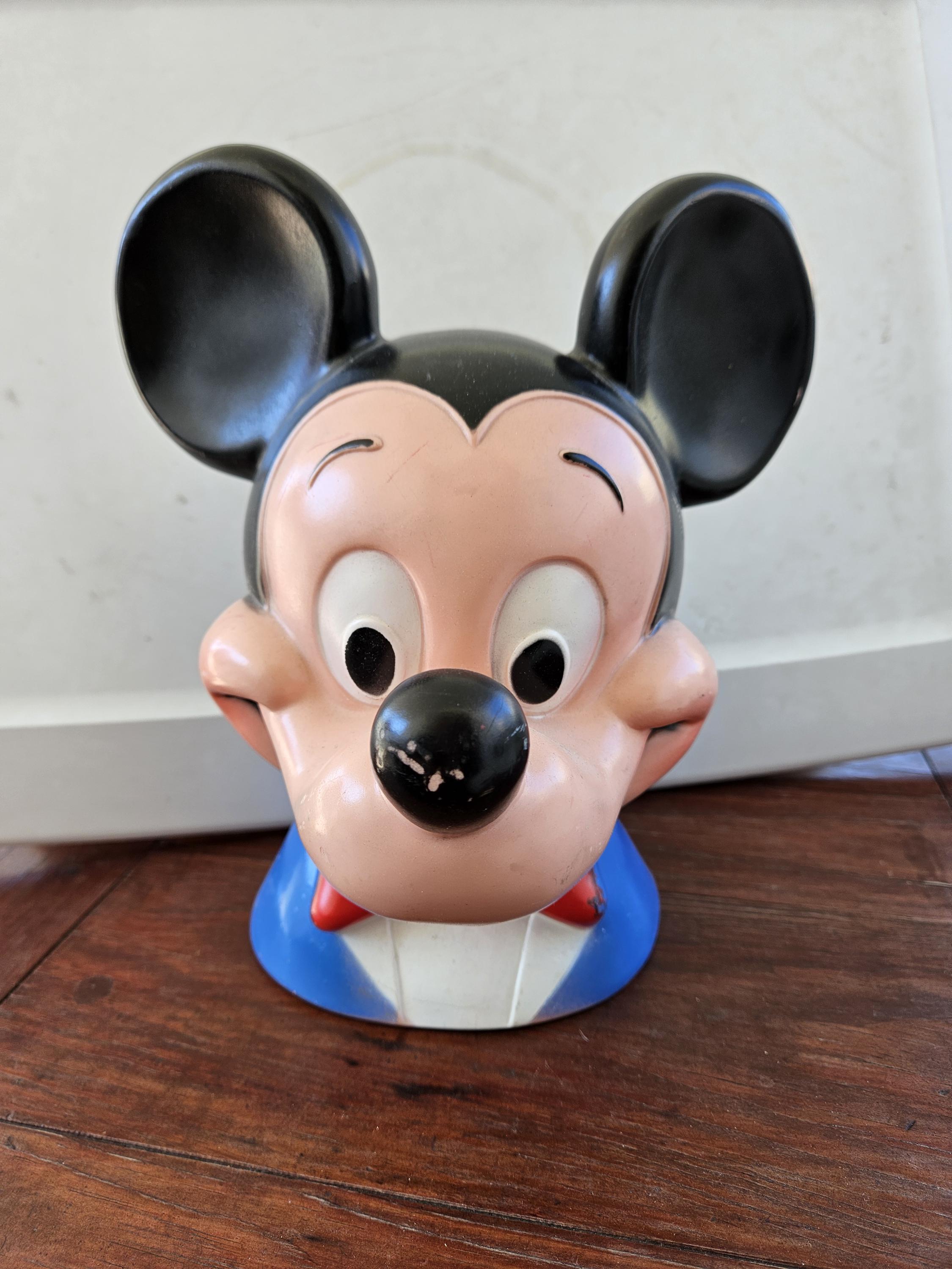 Vintage Mickey Bank - Etsy