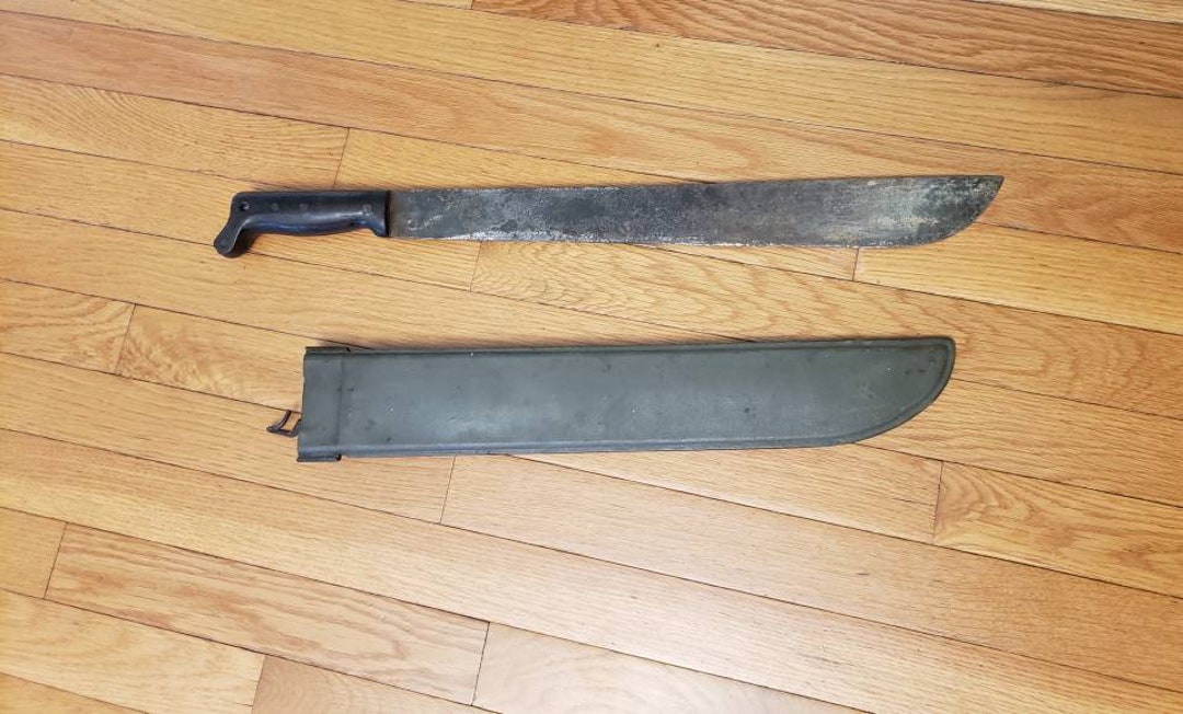 Vintage 1940's Legitimus Collins & Co Machete USA Military WWII Era No