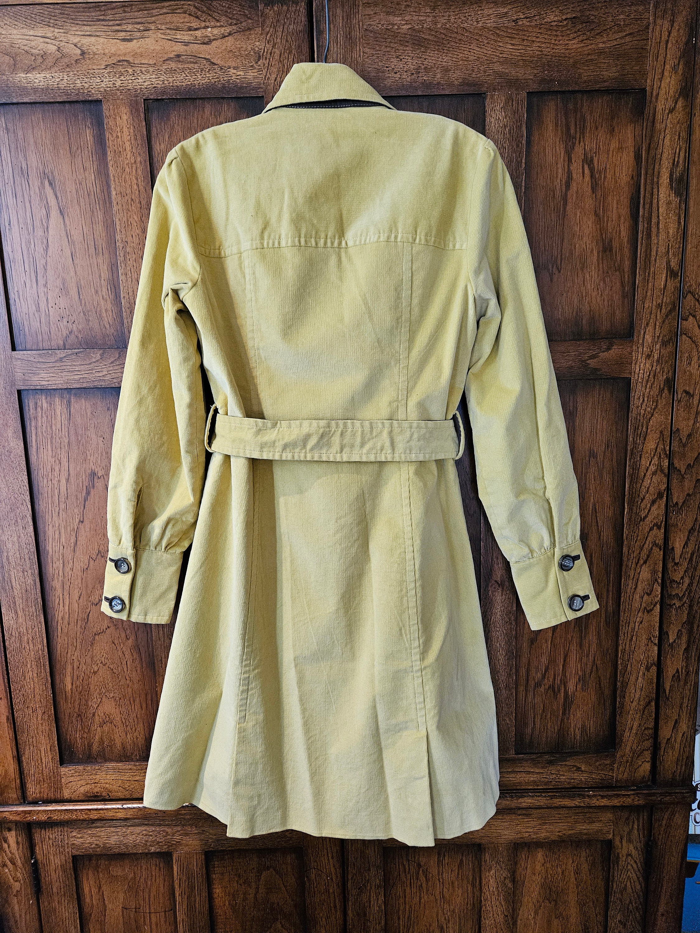 Vintage Corduroy Trench Coat Bushwacker Belted Coat Small - Etsy