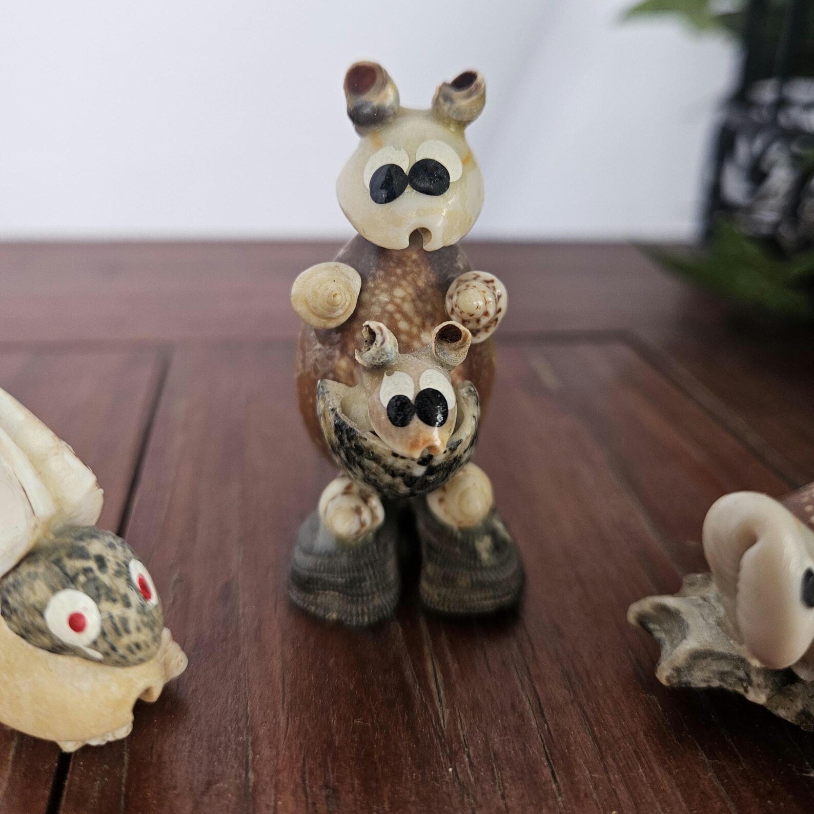 Shell Critters Vintage Seashell Animal Figurines Set 1960s Shell Critter Coastal ...