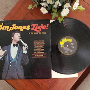 Tom Jones Live! At the Talk of the Town Stereo Vinyl Record Album