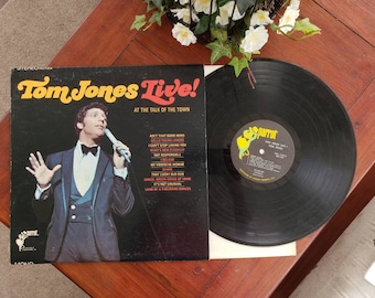 Tom Jones Live! At the Talk of the Town Stereo Vinyl Record Album