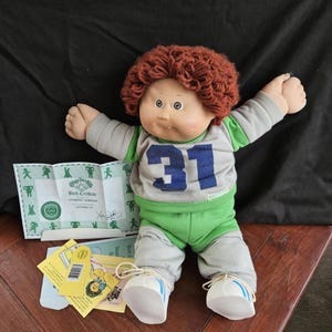 Vintage Cabbage Patch Kids 1986 Boy Doll Xavier Roberts Signature