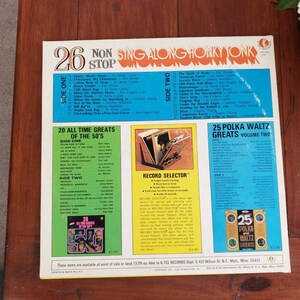 26 Non Stop Sing Along Honky Tonk Record Album 1971 - Etsy