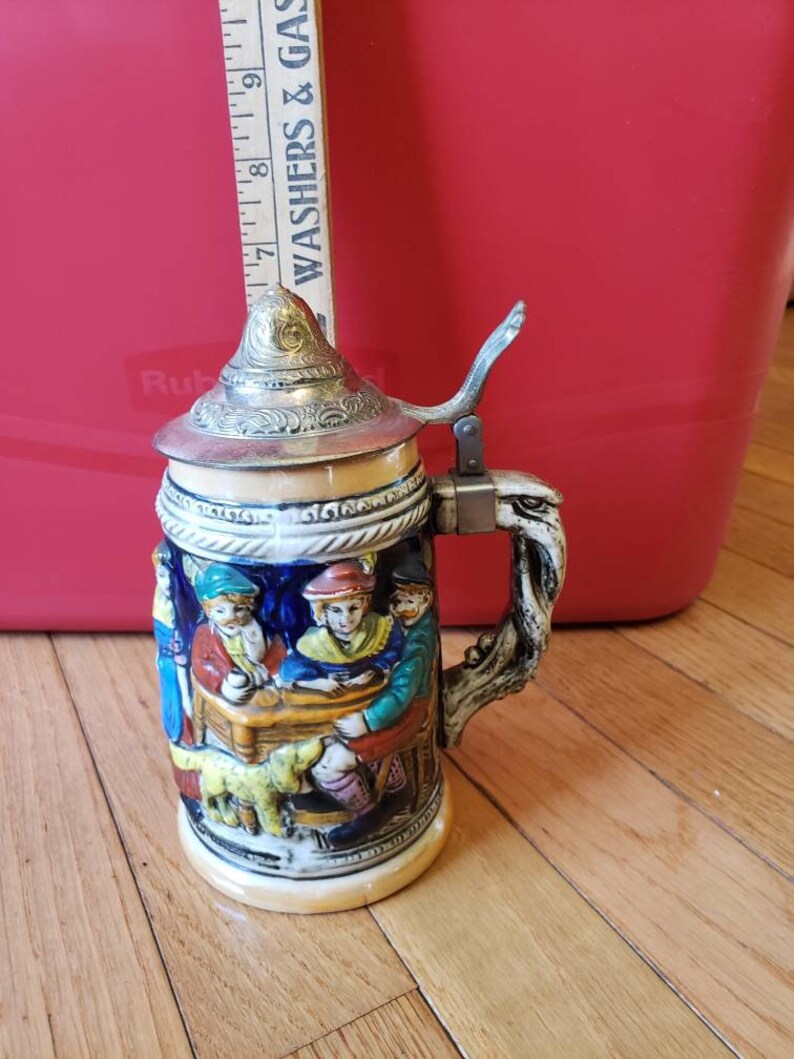 1960s German Style Ceramic Beer Stein Mug Royal Sealy Pub Etsy