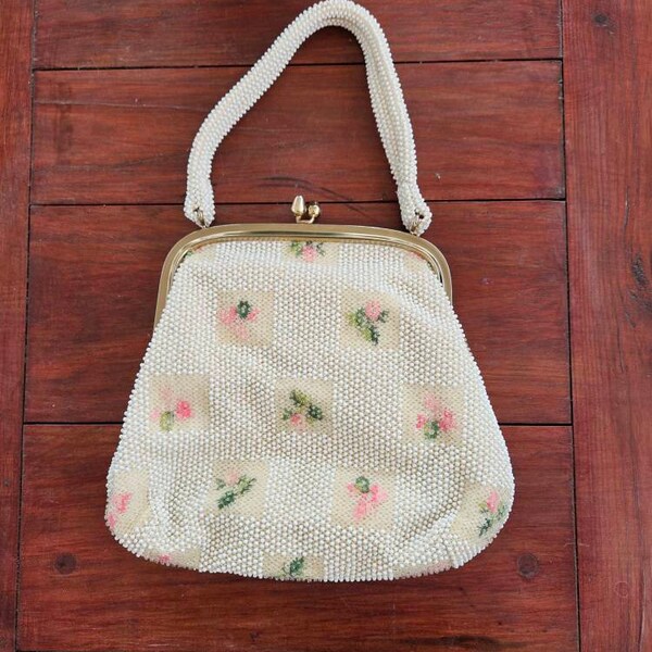 Vintage Beaded Bag - Etsy