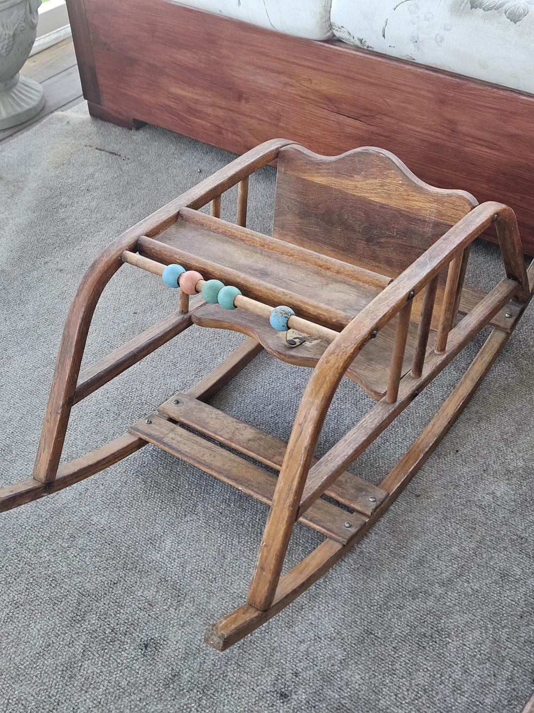 Delphos Bending Co Vintage Childs Rocker 1950's Shoofly - Etsy