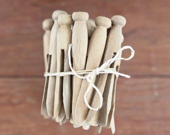 Lobeco Clothes Pins – Pinces à Linge Vintage Bois – Lot De 108 – Hong Kong