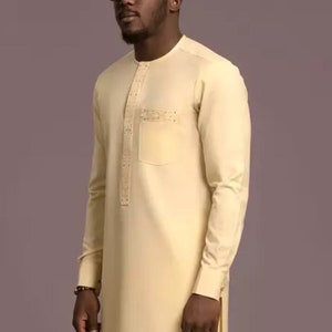 African Wear | African Kaftan Top and Pants Set | Dashiki Mens Wear| Family African Wear | African Men&#39;s Clothing| Free DHL/Men Wedding Wear