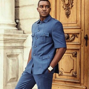 Men&#39;s Kaftan Suit, Men&#39;s African Clothing Men&#39;s African Wear, Men&#39;s Wedding Suit, African Men Dashiki
