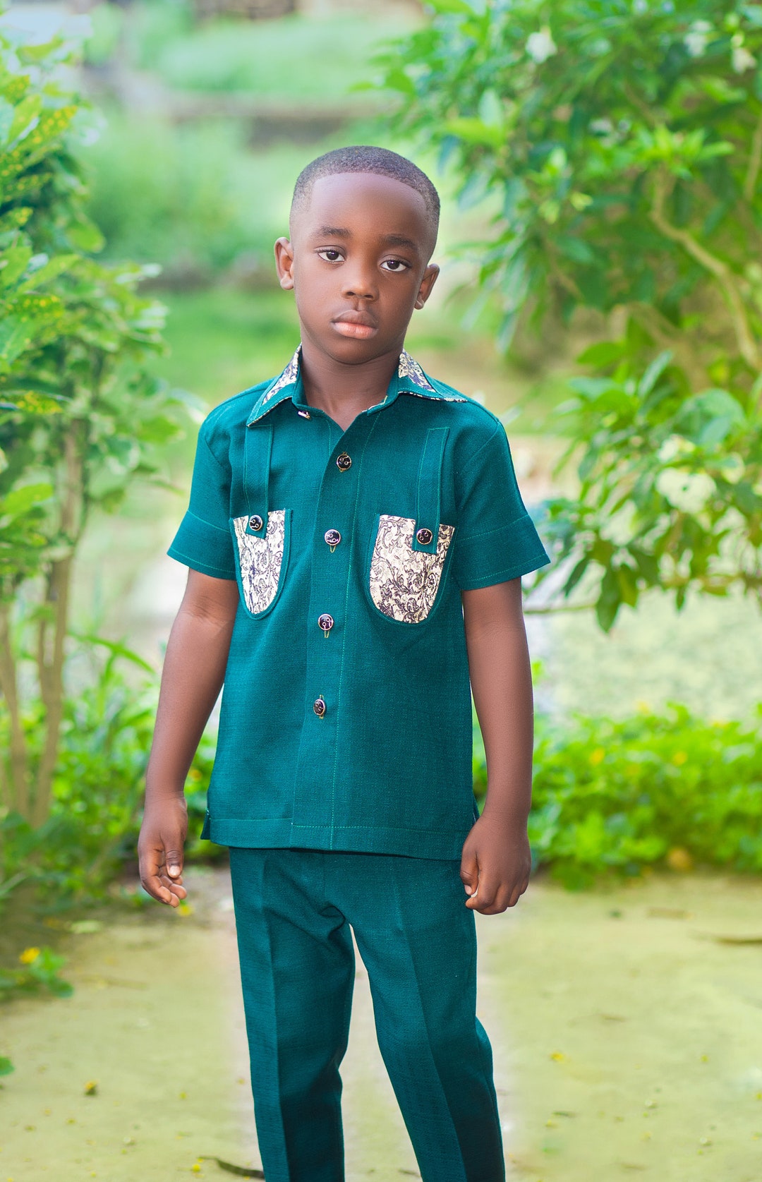 african-boys-suit-top-and-pant-set-african-kids-boys-agbada-etsy