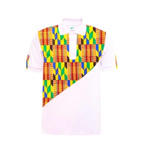African Casual T Shirt - African Printed Shirt - Button Down Shirt - Dashiki Men Shirt - African Men&#39;s Clothing - Slim Fit - Black Pride