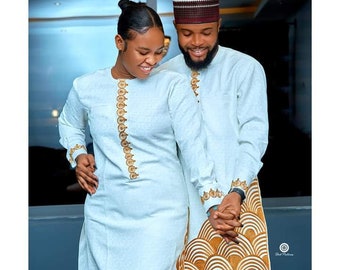African couples outfit, African couples dashiki, African attire, couples wedding suit, senator wear, prom suit, family matching, free DHL