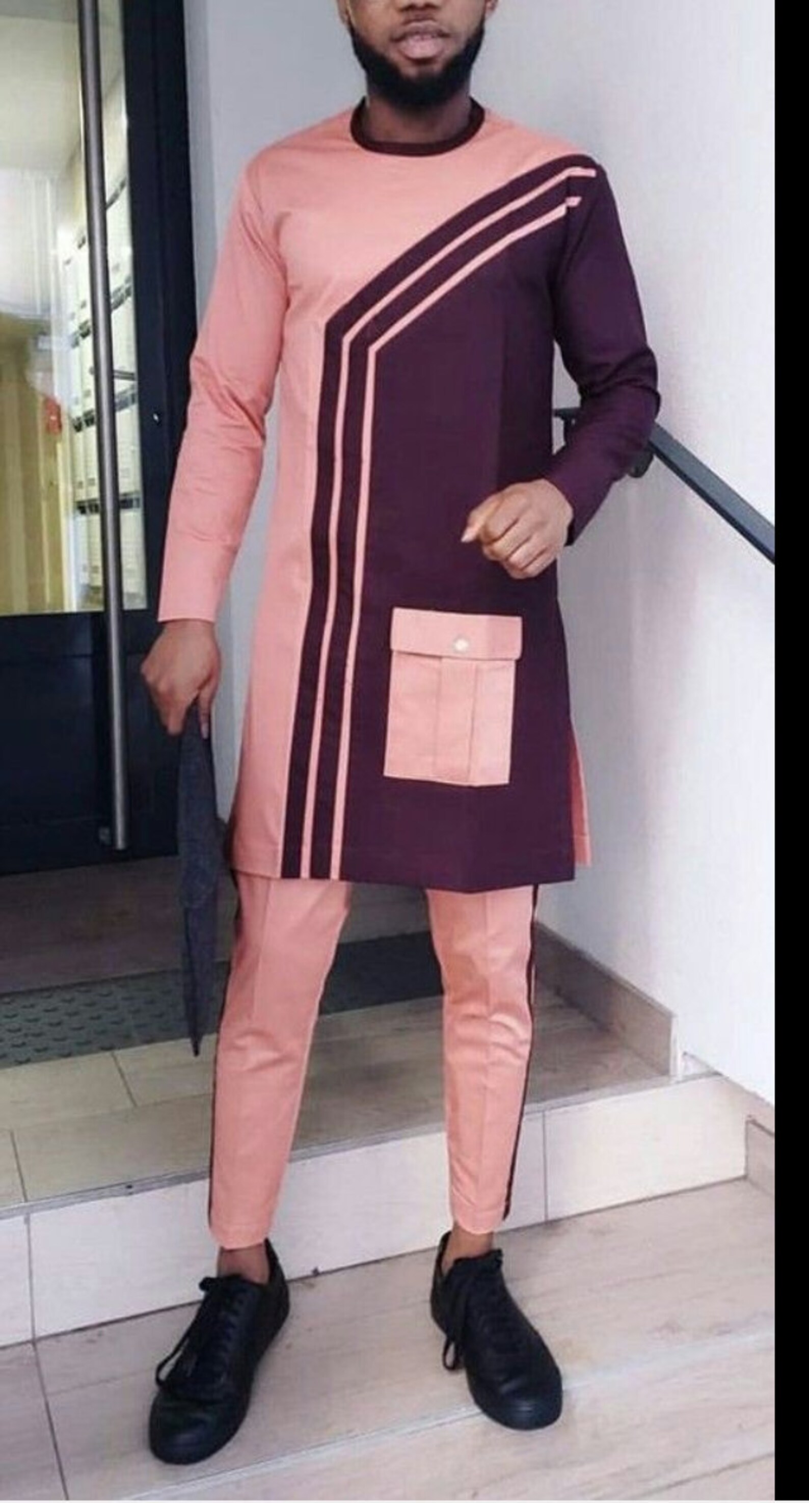 Men's Kaftan Suit Men's African Clothing Men's Etsy