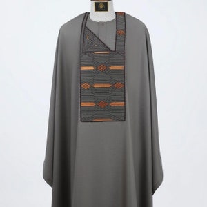 AGBADA voor mannen, Afrikaanse AGBADA, Afrikaans trouwpak, pak bruidsjonkers, pak bruidegom, Afrikaanse herenkleding, 3-delig herenpak, gratis DHL Express