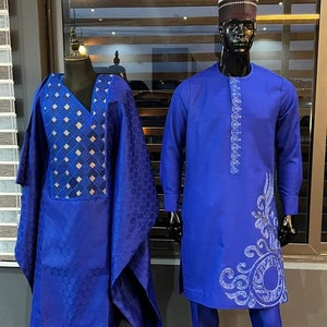 Afrikaanse heren Agbada 3 stuks, Afrikaans trouwpak, pak bruidsjonkers, pak bruidegom, kleding Afrikaanse mannen, gratis DHL express, Afrikaanse herenkleding