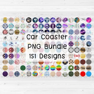 Car Coaster PNG Bundle, Car Coaster Sublimation Bundle, Car Coaster Designs, Car Coaster for Men PNG, Car Coaster for Women PNG, Coaster