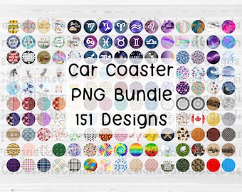 Car Coaster PNG Bundle, Car Coaster Sublimation Bundle, Car Coaster Designs, Car Coaster for Men PNG, Car Coaster for Women PNG, Coaster