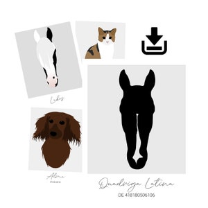 Individualized drawing of your pet