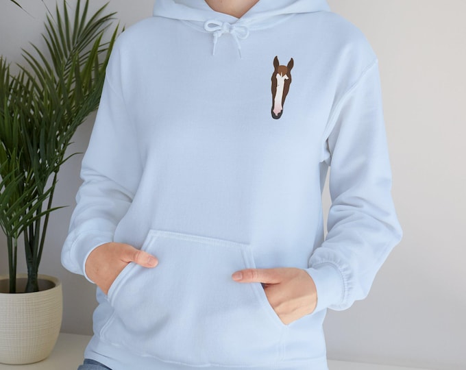 Hoodie with individualized drawing of your animal
