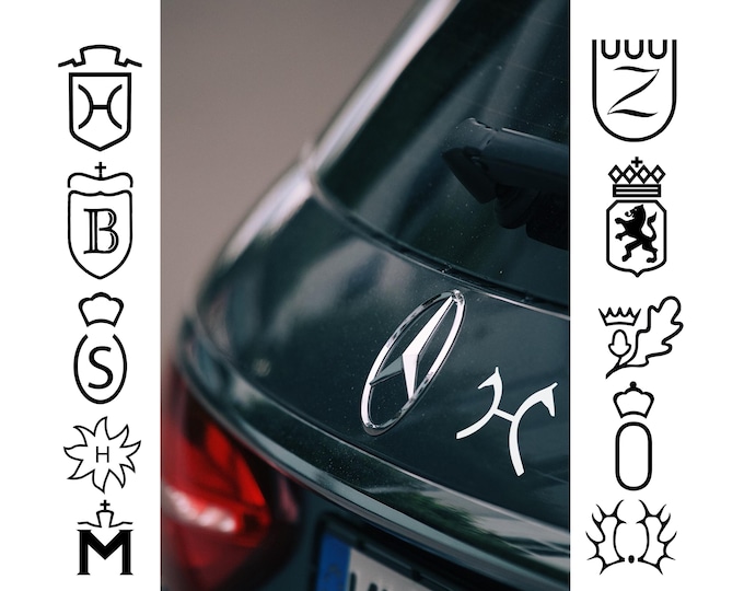 Outdoor horse breed stickers e.g. for cars and horse trailers