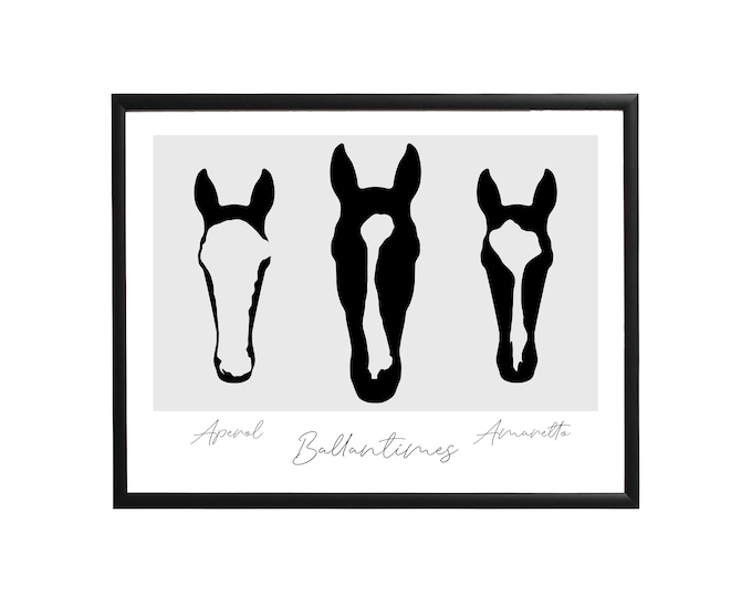 Individualized poster of your pets "together"