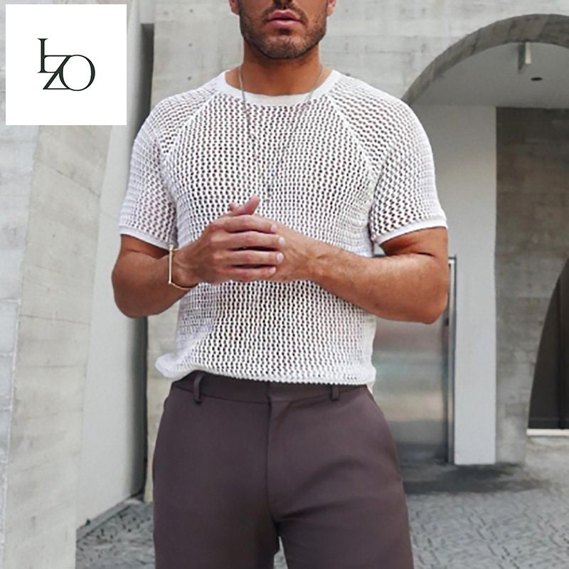 Mens Mesh Shirt Etsy Ireland