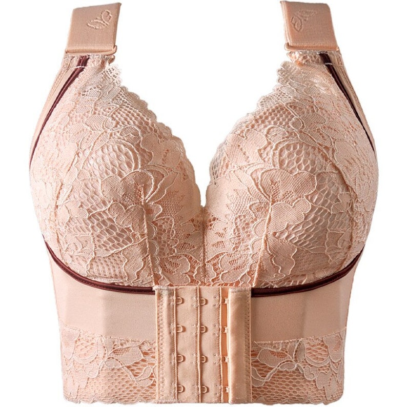 Plus Size Push up Bras Women Deep Cup Bra Hide Back Fat Etsy