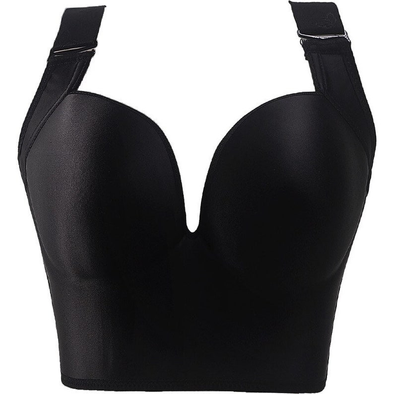 Plus Size Push Up Bras Women Deep Cup Bra Hide Back Fat Etsy Uk 