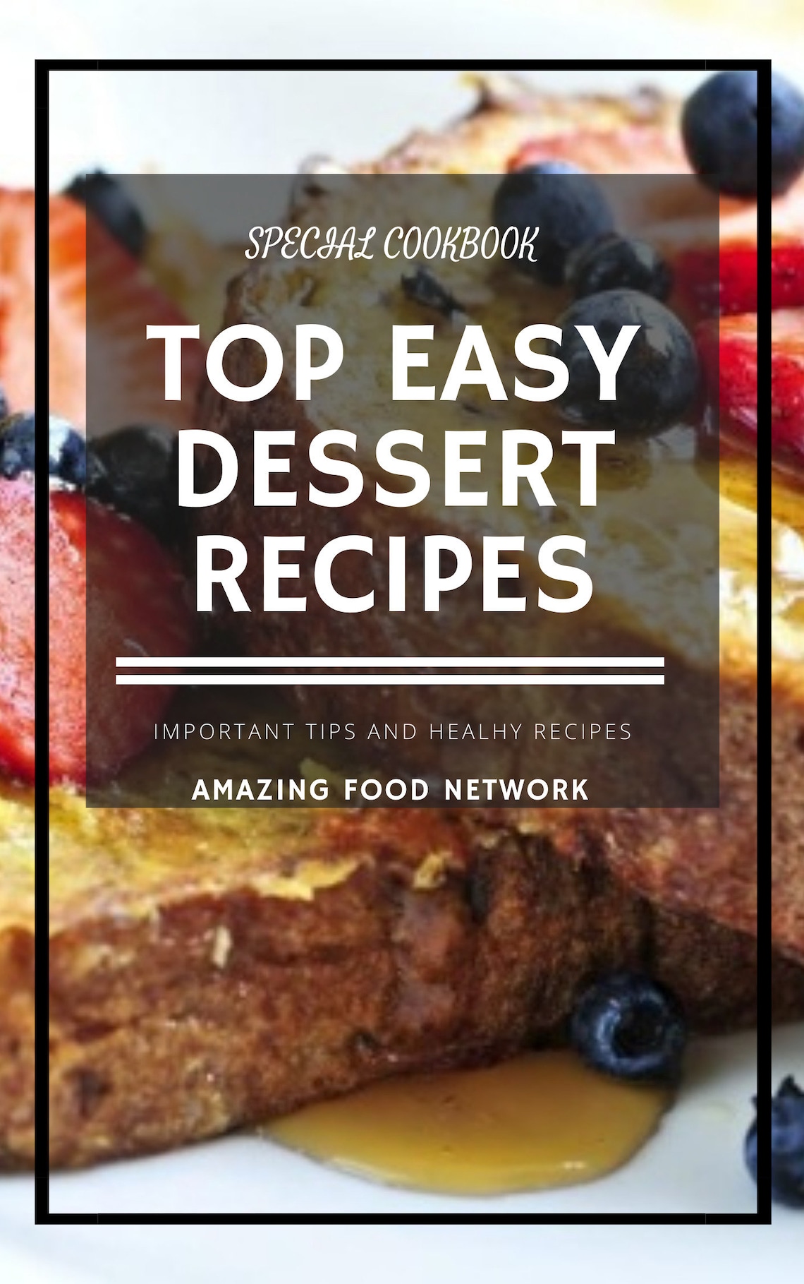 EBook/cookbook/Healthy Dessert Recipe/Printable Recipe Etsy