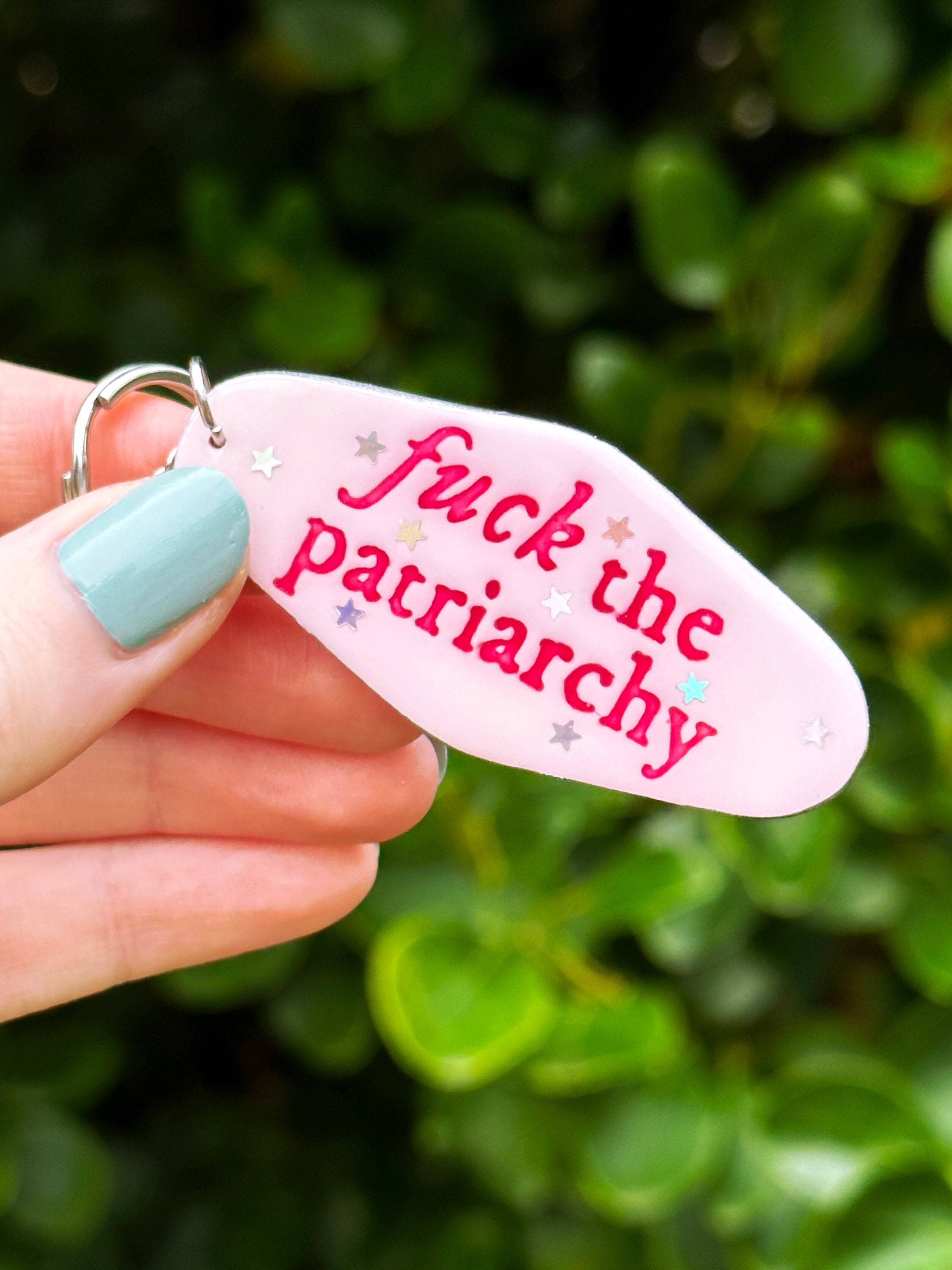 Fuck the Patriarchy Taylor Swift Keychain – Wise Words Studio