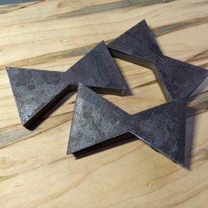2"x3" Original "OG" Steel Woodworking Bow Tie (Single Bow Tie)