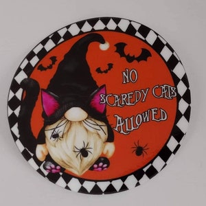 No Scaredy Cats Sticker
