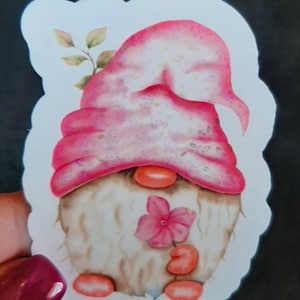 Beautiful Easter Gnome Sticker