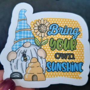 Beautiful Gnome Sticker