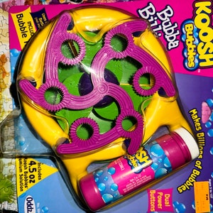 KOOSH Bubbles Bubba Billions 1998 New Vintage Bubble Making Toy by OddzOn Age 3+